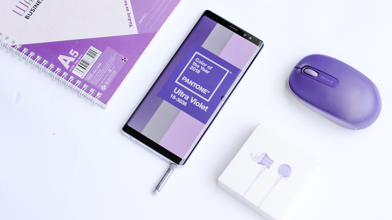 Trên tay Galaxy Note 8 Orchid Gray Trên tay Galaxy Note 8 Orchid Gray