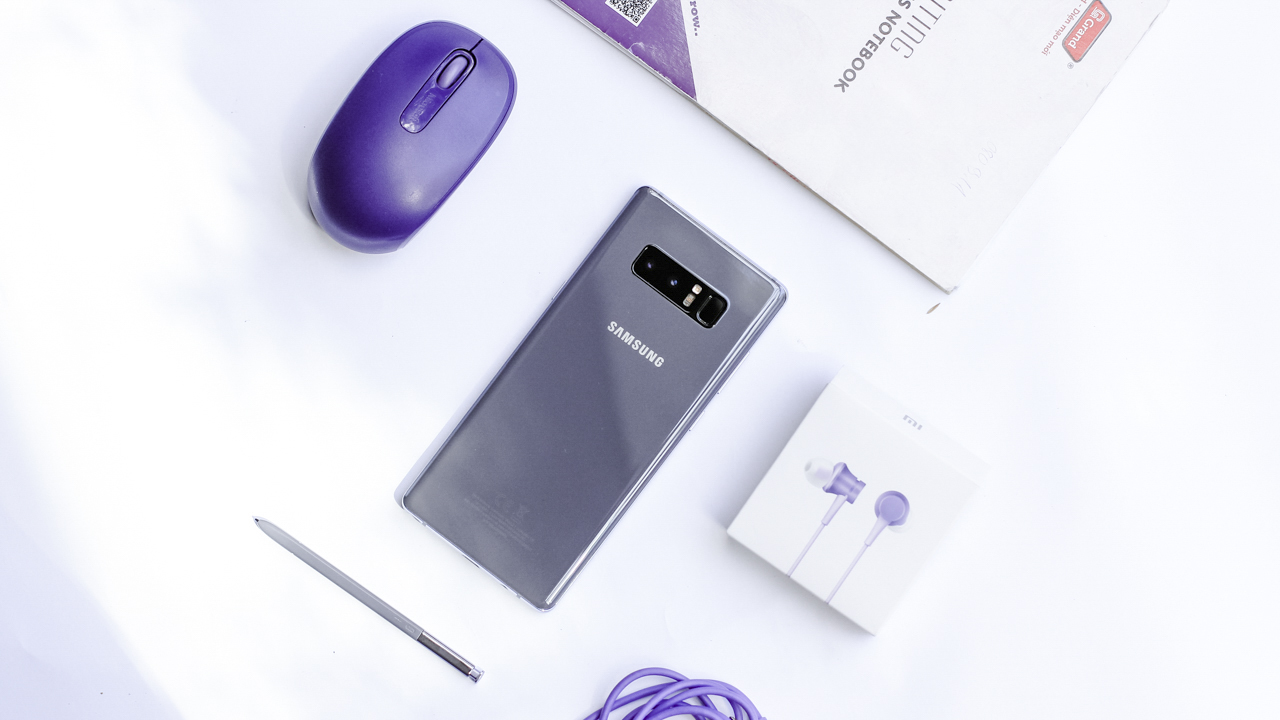 Trên tay Galaxy Note 8 Orchid Gray Trên tay Galaxy Note 8 Orchid Gray