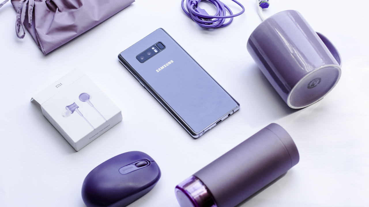 Trên tay Galaxy note 8 Orchid Gray Trên tay Galaxy note 8 Orchid Gray