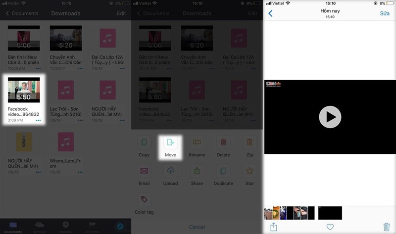 tải video facebook