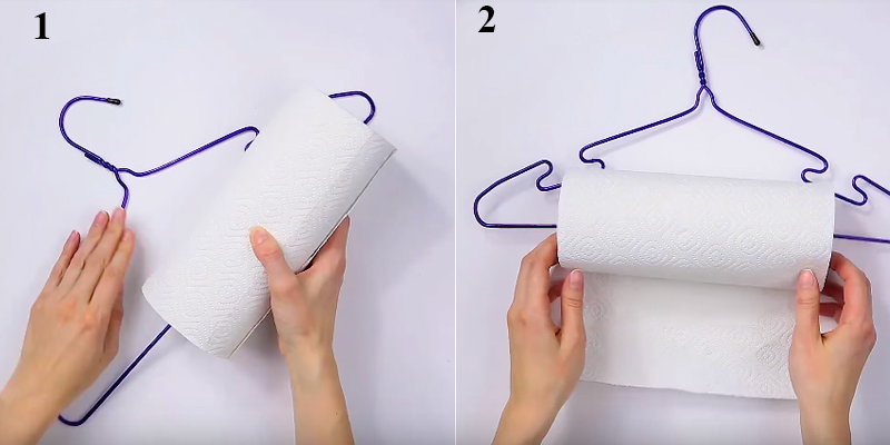 Làm móc treo giấy vệ sinh bằng cái móc bước 2