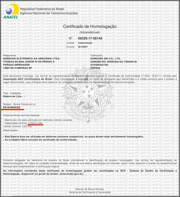 Dung lượng pin của Galaxy S9 vừa được tiết lộ