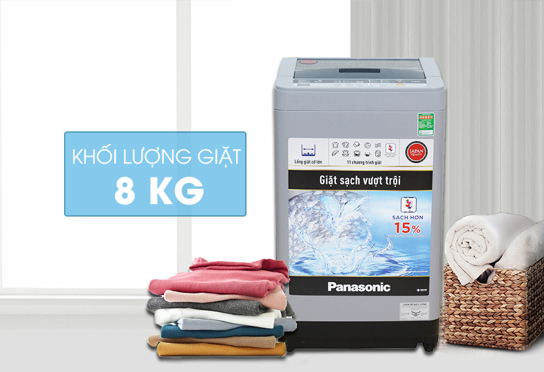 Top 5 máy giặt Panasonic tốt nhất, bán chạy năm 2017 tại Điện máy XANH