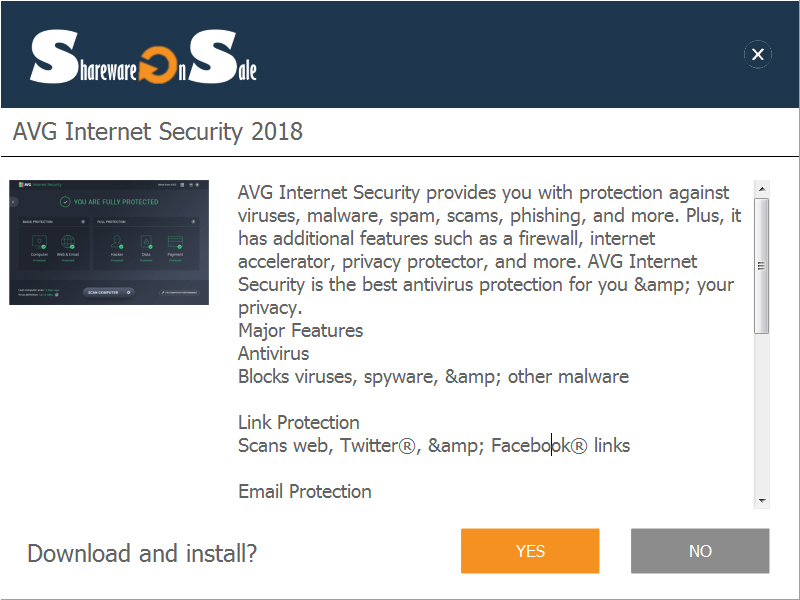 Nhận Ngay Bản Quyền 1 Năm Avg Internet Security 2018
