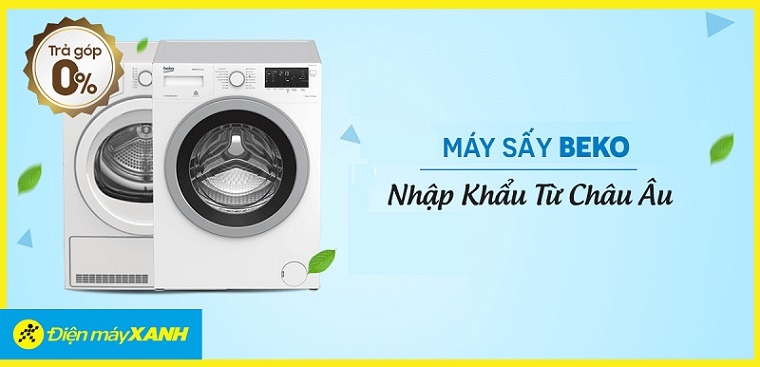 Máy sấy Beko - Thương hiệu đến từ Châu Âu