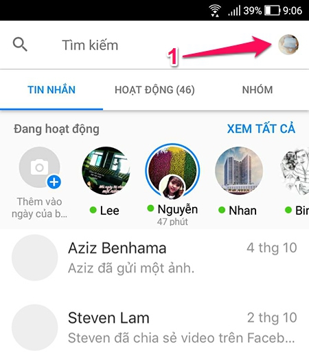 Cách đăng nhập nhiều tài khoản Facebook Messenger trên điện thoại