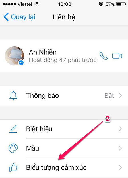 Cách tạo hiệu ứng tuyết rơi trên Facebook Messenger điện thoại