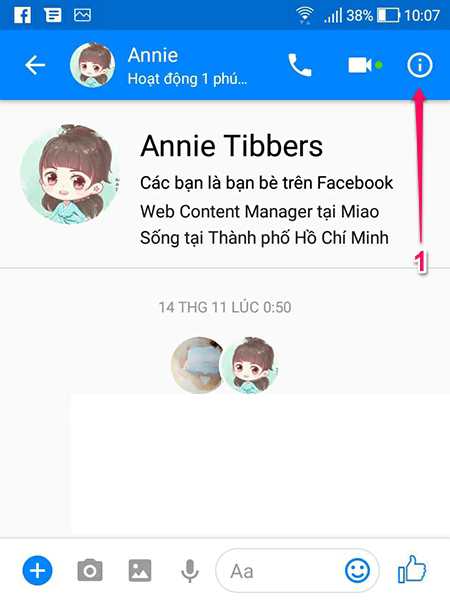 Cách tạo hiệu ứng tuyết rơi trên Facebook Messenger điện thoại