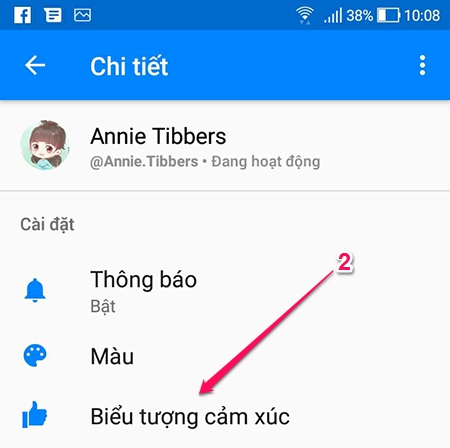 Cách tạo hiệu ứng tuyết rơi trên Facebook Messenger điện thoại