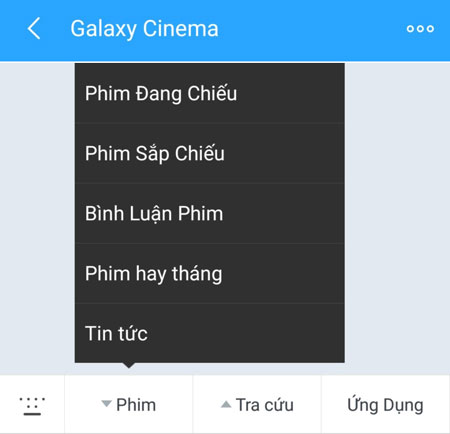 Chọn lịch xem phim