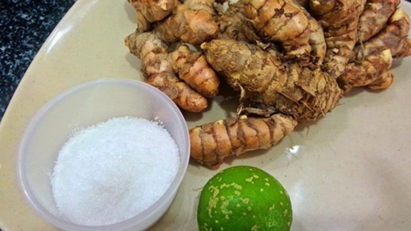 Nguyên liệu làm mứt nghệ