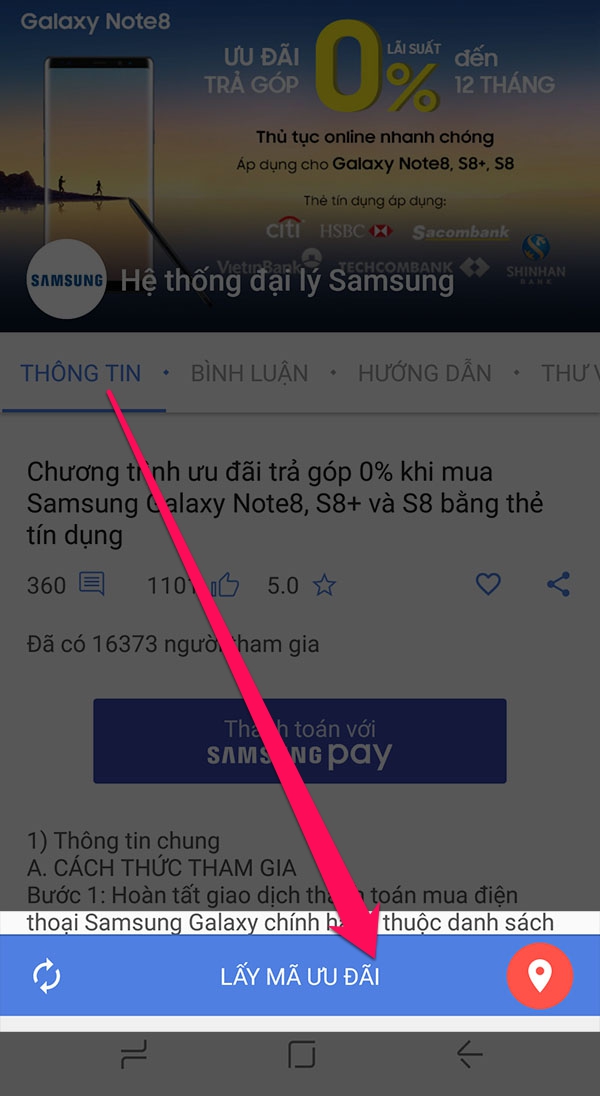 Sử dụng ứng dụng Quà tặng Galaxy_2