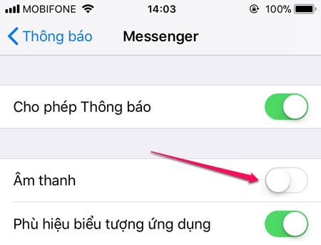 Tắt bớt thông báo ứng dụng trên iPhone