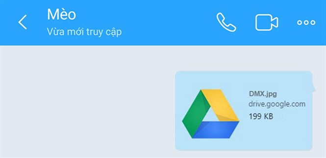 Cách gửi tập tin, âm thanh,... trên Zalo cho điện thoại Android