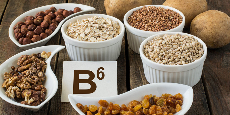 Vitamin B6 có nhiều trong các loại hạt và ngũ cốc