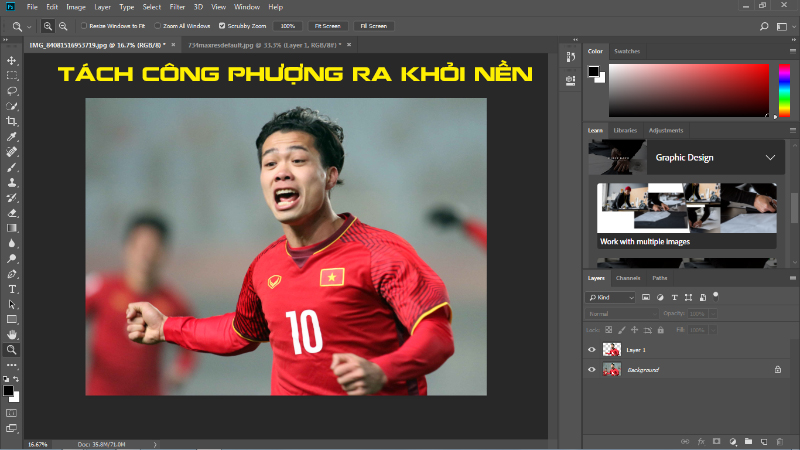 Tách người ra khỏi ảnh nền trên Photoshop: Công việc tách người ra khỏi nền ảnh không còn là một thách thức nữa. Với công nghệ AI mới nhất, phiên bản Photoshop 2024 giờ đây đã có thể loại bỏ phông nền và tách người ra khỏi ảnh chỉ trong vài giây. Hãy sáng tạo và tạo ra những bức ảnh độc đáo và đẹp như mơ với Photoshop.