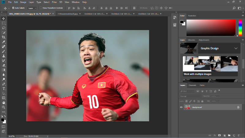 Cách tách người ra khỏi ảnh nền trên Photoshop với chỉ 1 cú click