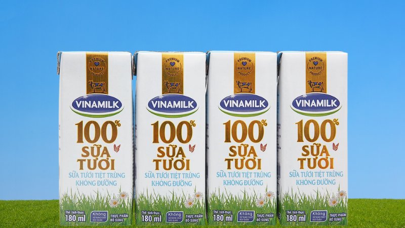 Sữa tươi không đường Vinamilk