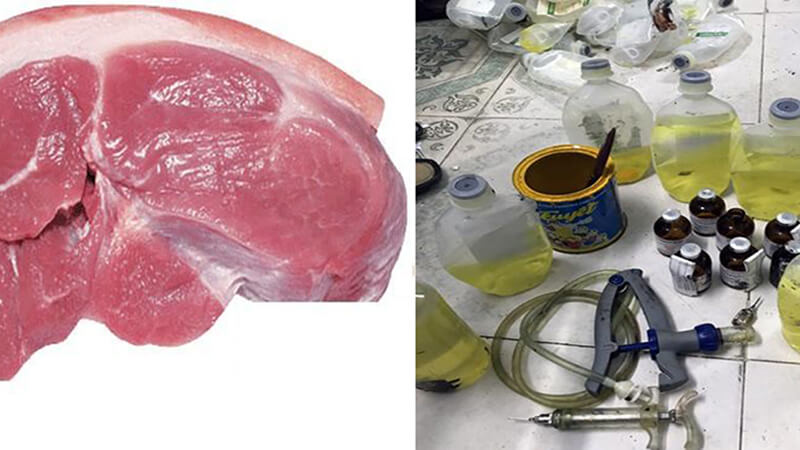 Thịt heo bị tiêm chất an thần gây hại cho sức khỏe