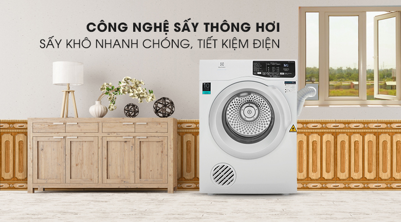 Hình ảnh minh họa Máy sấy Electrolux 8 Kg EDV805JQWA