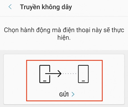 Chuyển dữ liệu từ Android sang Samsung