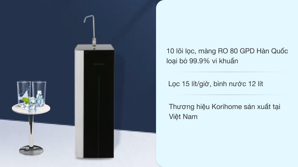 Máy lọc nước RO Korihome K-PRO WPK-G61 10 lõi 