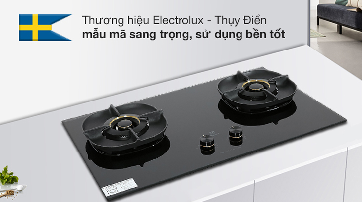 Bếp ga âm Electrolux EHG8251BC có mẫu mã sang trọng