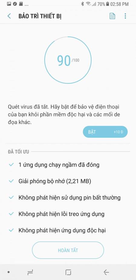 Các thao tác giúp Samsung A8, A8+ luôn nhanh và mượt mà