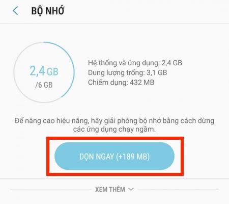 Các thao tác giúp Samsung A8, A8+ luôn nhanh và mượt mà