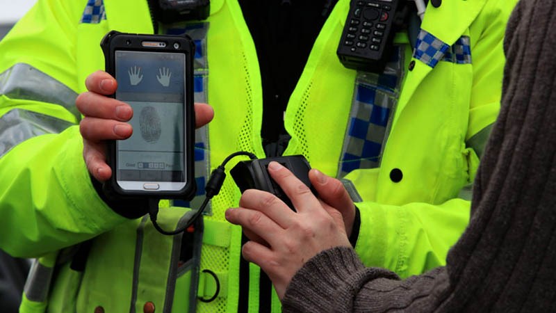 Máy quét vân tay di động mới Máy quét vân tay di động mới