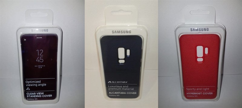 Rò rỉ loạt ốp lưng chính thức của Galaxy S9 và S9 Plus