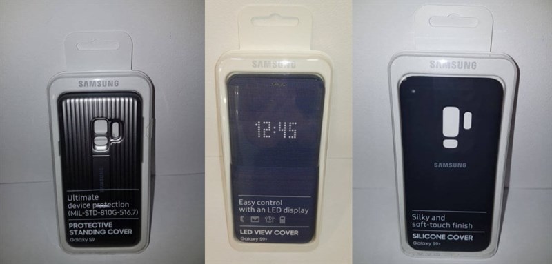 Rò rỉ loạt ốp lưng chính thức của Galaxy S9 và S9 Plus
