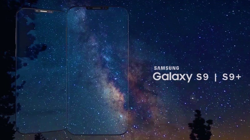 Galaxy S9 Plus xuất hiện trong banner quảng cáo "Chúc mừng năm mới"