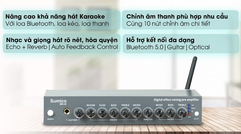 Tư vấn chọn mua dàn karaoke cho gia đình trong dịp ngày Gia đình Việt Nam > Lựa chọn mixer tinh chỉnh âm thanh chuẩn xác
