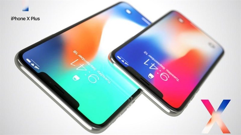 Màn hình iPhone X Plus lần đầu xuất hiện thực tế