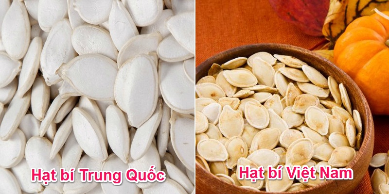 Bạn đã biết cách phân biệt hạt bí Trung Quốc và Việt Nam?