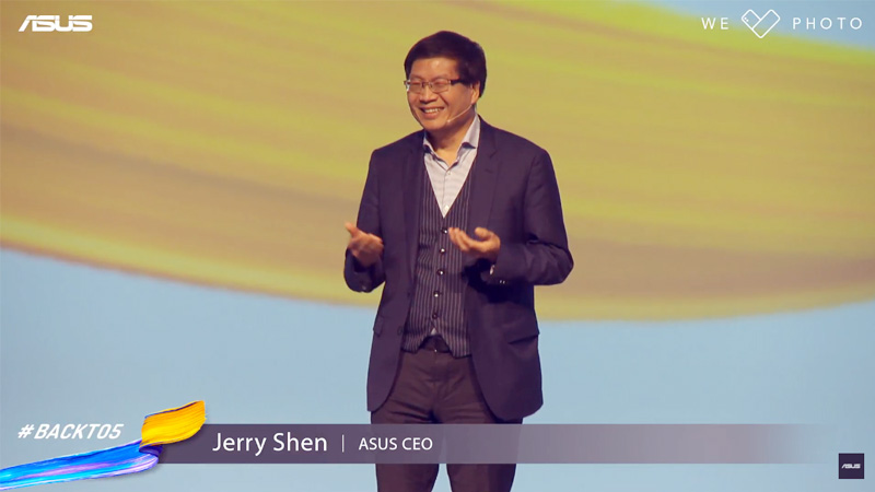ra mắt bộ ba ZenFone 5 mới, Ông Jerry Shen CEO ASUS