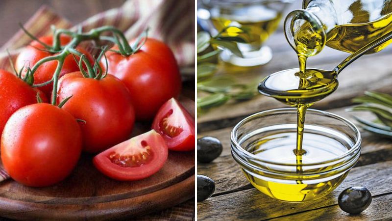 Cà chua và dầu olive