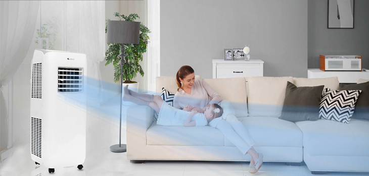 Máy lạnh di động mini có công suất nhỏ nên cần tốn nhiều thời gian mới có thể đem đến hơi lạnh như bạn muốn.