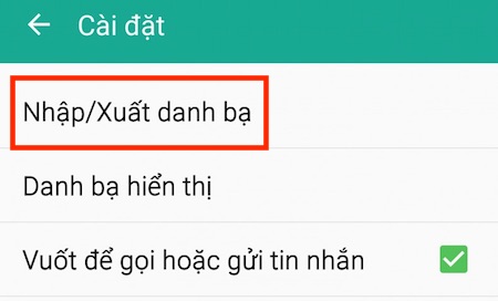 Cách đồng bộ danh bạ lên Google trên Android