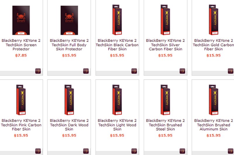 Phụ kiện của BlackBerry KEYone 2 xuất hiện trên Amazon