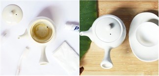 Đánh bay vết ố trên ấm chén chỉ trong 'một nốt nhạc'