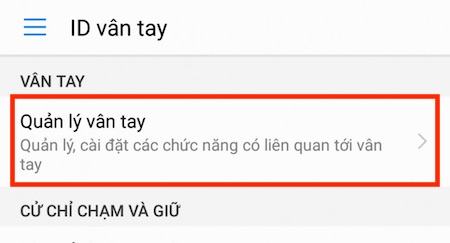 Cách thiết lập vân tay cực dễ cho Huawei Nova 2i