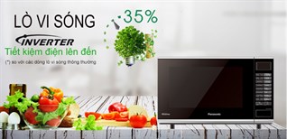 Lò vi sóng Inverter là gì? So sánh ưu điểm tiết kiệm điện với lò thường