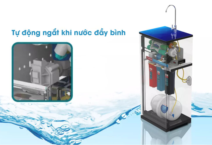 Ngừng hoạt động khi nước đầy bình