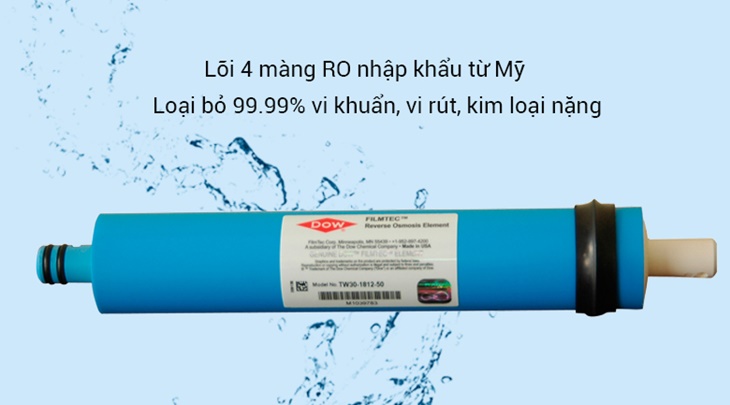7 tiện ích có trên máy lọc nước RO > Diệt khuẩn, bổ sung nhiều khoáng chất