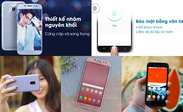 Top 5 điện thoại Samsung bán chạy nhất tháng 2/2018 tại Điện máy XANH