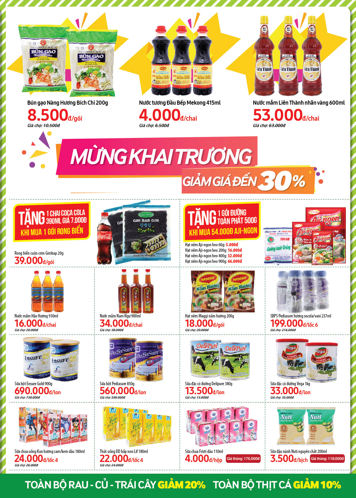Siêu thị Bách hoá XANH 13 Nguyễn Văn Ni khai trương 18/03/2018
