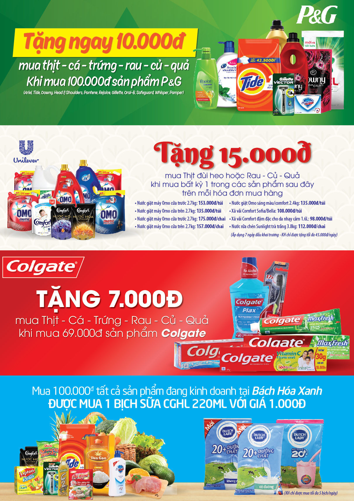 Siêu thị Bách hoá XANH 13 Nguyễn Văn Ni khai trương 18/03/2018
