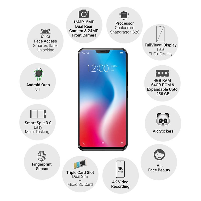 Vivo V9 lộ đầy đủ cấu hình trên website chính thức, ra mắt ngày 23/3